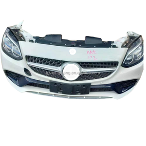 Parrilla Delantera Negra ABS para <span class=keywords><strong>Mercedes</strong></span> <span class=keywords><strong>SLC</strong></span> W172, Compatible con Modelos SLC200 SLC300 SLC280, con Ventilador del Tanque del Condensador y Luz Antiniebla <span class=keywords><strong>AMG</strong></span> - Product Image 4