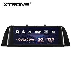 XTRONS 10,25 "Android 12 Восьмиядерный автомобильный радиоприемник Carplay Android Авто 4G LTE автомобильное аудио для BMW 5 серии F10/F11 навигация GPS