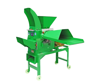 Wheeled Mobile Wet Dry Forage Chaff Cutter Machine Grass Straw Shredder <b>Equipment</b> - Product Image 1
