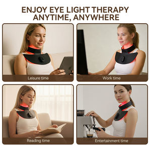 หน้ากากบำบัดด้วยแสงโฟตอนแบบมือถือ ทำจากซิลิโคน พร้อมไฟ LED สีแดงและอินฟราเรด สำหรับใบหน้า คอ และริมฝีปาก - Product Image 6