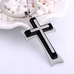 Catholic Christian Jesus Cross Holy Spirit Peace Pigeon Ornament Necklace Exquisite Dove Car Key Chain