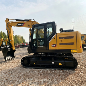 Excavatrice sur chenilles Sany SY155H de 14 tonnes, jaune, haute puissance de creusement, machine de terrassement - Product Image 1