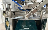 Machine de remplissage et de bouchage automatique pneumatique à tête unique à haute vitesse pour bouteilles en plastique, haute précision