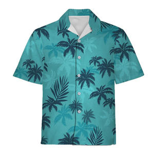 Camisa Casual de Verano con Estampado 3D de <span class=keywords><strong>Grand</strong></span> <span class=keywords><strong>Theft</strong></span> <span class=keywords><strong>Auto</strong></span>, Estilo Hawaiano, Manga Corta, Poliéster, Cierre de Botones, Fresca y Moderna - Product Image 2