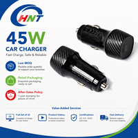 Charger Mobil PD 45W Satu Port Grosir, Charger Mobil USB-C Cepat 12V 24V Universal untuk Ponsel Tablet