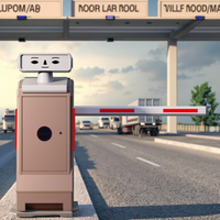 S9-Précision et longévité de vitesse de porte de barrière intelligente d'AI avec la LED