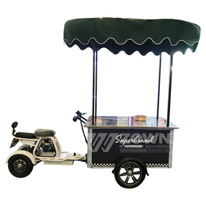 Electric Mobile Food Cart Retro Design Coffee Burger Food <b>Trailer</b> for Street Vending - Product Image 4