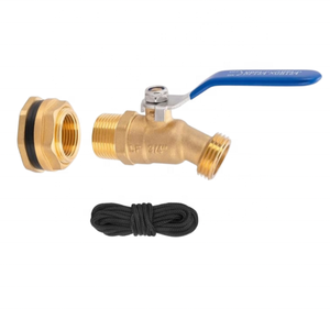 Robinet à bille en <span class=keywords><strong>laiton</strong></span> pour système <span class=keywords><strong>d</strong></span>'irrigation goutte à goutte, <span class=keywords><strong>raccord</strong></span> <span class=keywords><strong>d</strong></span>'entrée NPT mâle 3/4 pouces avec sortie de <span class=keywords><strong>tuyau</strong></span> <span class=keywords><strong>d</strong></span>'eau GHT mâle 3/4 pouces, robinet en <span class=keywords><strong>laiton</strong></span> lourd - Product Image 1