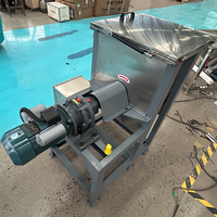 Mélangeur à ruban en acier inoxydable de type discontinu, haute uniformité, automatique, à économie d'énergie, pour poudres sèches, capacité 100-5000L