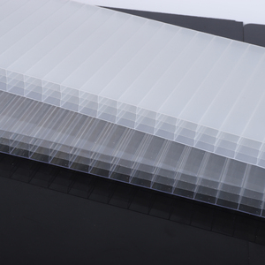 <span class=keywords><strong>Plaque</strong></span> alvéolaire en <span class=keywords><strong>polycarbonate</strong></span> commercial pour auvents de fenêtre, panneau de toiture double paroi transparent, découpe sur mesure, fournisseur en gros - Product Image 4