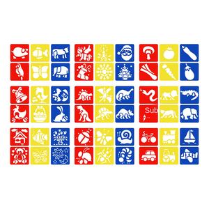 Toptan özel renkli boş görüntü çizim dekorasyon şablonlar için duvar tablosu plastik çizim kalıpları oyuncak çocuklar için - Product Image 2