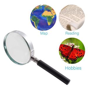 Lupa <span class=keywords><strong>de</strong></span> Mano 5X - Lente <span class=keywords><strong>de</strong></span> Cristal Transparente para Leer Libros, Periódicos, Mapas, <span class=keywords><strong>Ciencias</strong></span> en el Aula - Product Image 5