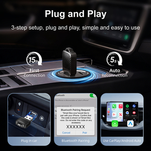อะแดปเตอร์ไร้สาย Rhythm Mini CarPlay Android Auto 2 in 1 รองรับรถยนต์หลายรุ่น 5G WiFi BT 5.2 - Product Image 2