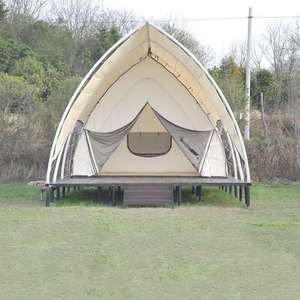 Oval Extended Type Aluminum <b>Frame</b> <b>Tent</b> Single Layer Rainproof Four Season Outdoor Use - Product Image 3
