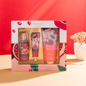 Nueva llegada 3PCs 236ml Body Scrub 75ml Body Mist 30ml Hand Cream Perfume Set de regalo para mujeres y hombres queridos - Product Image 2