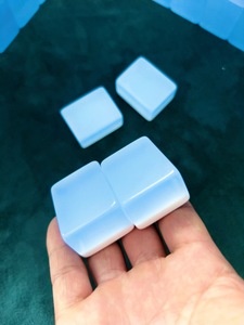 Large Solid Acrylic American Mahjong Tiles Custom Logo Christmas Mahjong <b>Blocks</b> Indoor Family Party Game Mahjong Set Wholesale - Product Image 3