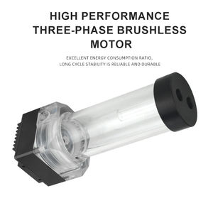 OCOCOO OC-U8-T 130MM pompe de refroidissement par eau 8 grand débit 12L/MIN POM réservoir acrylique PWM ordinateur refroidissement par liquide boîtier d'ordinateur - Product Image 4