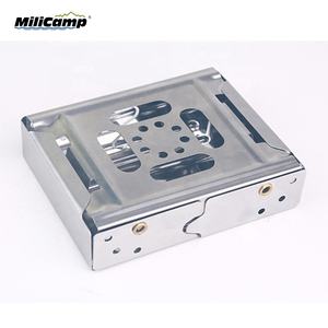 חיצוני קמפינג כיריים פיקניק מתקפל תנור תנור נייד מיני אלכוהול מוצק קמפינג דלק מוצקים - Product Image 2