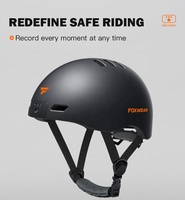 Smart Led avertissement Flash casque d'équitation moto Foxware HD caméra vidéo casque de sécurité pour la mobilité Scooters et sports