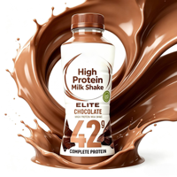 Milk-shake riche en protéines 414 ml Protéines concentrées 42 g Remplacement de repas Saveur chocolat riche, onctueuse et délicate