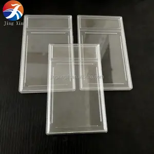 Ultrasonic type grading playing cards hard plastic cases plastic card slab for sport