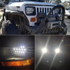 ไฟ LED ออฟโรด 45w รูปทรงสี่เหลี่ยมผืนผ้า 6x7 นิ้ว 5x7 นิ้ว 7 นิ้ว ไฟหน้า LED ออฟโรด ไฟสปอร์ตไลท์ LED - Product Image 2