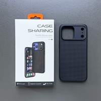 Coque magnétique 2-en-1 pour iPhone 17 en TPU+PC, motif vague et pois gaufrés, style Ins
