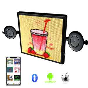 64*64 Punkte Vollfarbiger Quadratischer <span class=keywords><strong>Block</strong></span> LED-Autobildschirm Digitale Dynamische Anzeige APP-Steuerung Benutzerdefinierte Anzeige für Autos, Bars & Geschäfte - Product Image 6