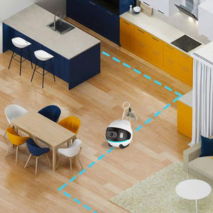 Caméra de sécurité HD 1080P WiFi avec télécommande, jouet interactif laser teaser, <span class=keywords><strong>robot</strong></span> compagnon intelligent 32G <span class=keywords><strong>pour</strong></span> animaux de compagnie, bébé, personne âgée - Product Image 3