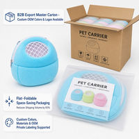 Sac de transport portable pour petits animaux, sac de voyage rond en maille pelucheuse pour hamsters, hérissons, chinchillas, cochons d'Inde