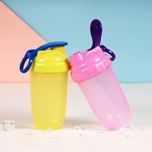 Vaso Mezclador Portátil de Plástico de 400 ml con Logotipo Personalizado para Bebidas Deportivas, Mezcla de Proteínas en Polvo, Leche, Artículo Promocional - Product Image 2