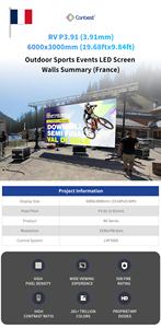 Canbest Série Rv P3.91 3.91Mm 6000X3000Mm 19.68X9.84Ft Location d'événements sportifs de plein air Écran d'affichage mural vidéo LED en <span class=keywords><strong>France</strong></span> - Product Image 6