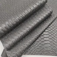 Vente en gros Dongguan – Cuir PVC gaufré effet serpent et crocodile, brossé, modèle 34109-11, pour sacs et chaussures