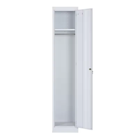 Casier du personnel 1 porte armoire casier en métal armoire école salle de sport vêtements placard de rangement armoire porte unique casier en acier