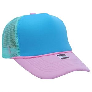 Casquette de baseball en mousse et maille de haute qualité pour l'été, protection solaire, style trucker, avec cordon - Product Image 3