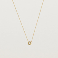 CHICNNA Collana con Ciondolo Classica in Argento S925, Elegante e Lussuosa, Placcata in Oro 18K, Gioiello Estivo, Regalo per Donne