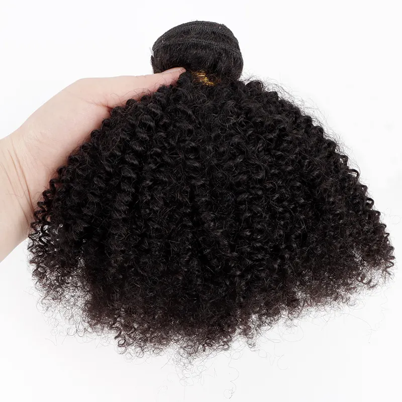 VAST cheap vendor remy afro human weave bundles virgin raw Mongolian afro kinky curly hair extensions africa human hair weaves