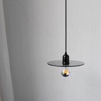 Lampe murale minimaliste nordique simple, design de bar, comptoir, entrée, chevet, lumière de luxe en verre LED 220V, garantie 1 an