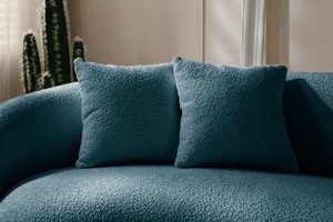 Curved Five Seater Sectional <b>Sofa</b> Set Corduroy Upholstered Tufted Modern Design Thick Padding Apartment-Friendly - Product Image 4