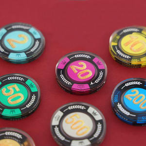 סיטונאי בינגו אקרילי & טקסס פוקר אסימונים עגולים מים ללבוש עמיד במים עמידים ללא רעיל - Product Image 2