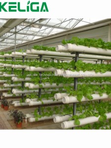 Système de culture hydroponique NFT bon marché Plantes potagères Canal carré PVC système hydroponique vertical NFT - Product Image 5