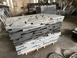 Đá Lát Đá Bazan Màu Đen Không Đều Đá Lát Đá Bazan Cho Đường Cao Tốc Đá Lát Bề Mặt Đá Hoa Cương - Product Image 5