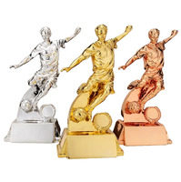 Football Trophy Award Cup MVP Sports Competition Gold Silver Bronze Trophy Medal