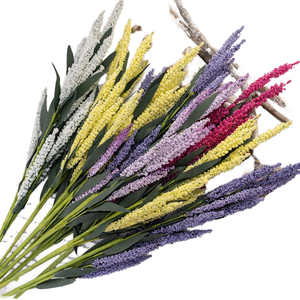 12 Fleurs artificielles en mousse PE Lavande <span class=keywords><strong>Provence</strong></span> pour décoration <span class=keywords><strong>de</strong></span> mariage, fournitures végétales, fleurs simulées, fabricant d'herbes décoratives - Product Image 1