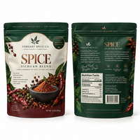 Sachets personnalisés imprimés pour poudre d'épices, sachets refermables de qualité alimentaire, emballages pour poudre d'assaisonnement