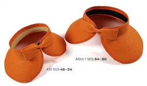 Biểu Tượng Tùy Chỉnh Thêu In UV Bảo Vệ Mùa Hè Bãi Biển Giấy Rơm Hat Phụ Nữ Người Lớn Và Trẻ Em Rộng vành Visor Cuộn Mũ Mặt Trời - Product Image 5