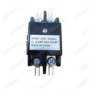 Производитель 1P 2P 3P 4-полюсный контактор кондиционера переменного тока 220 В магнитный контактор