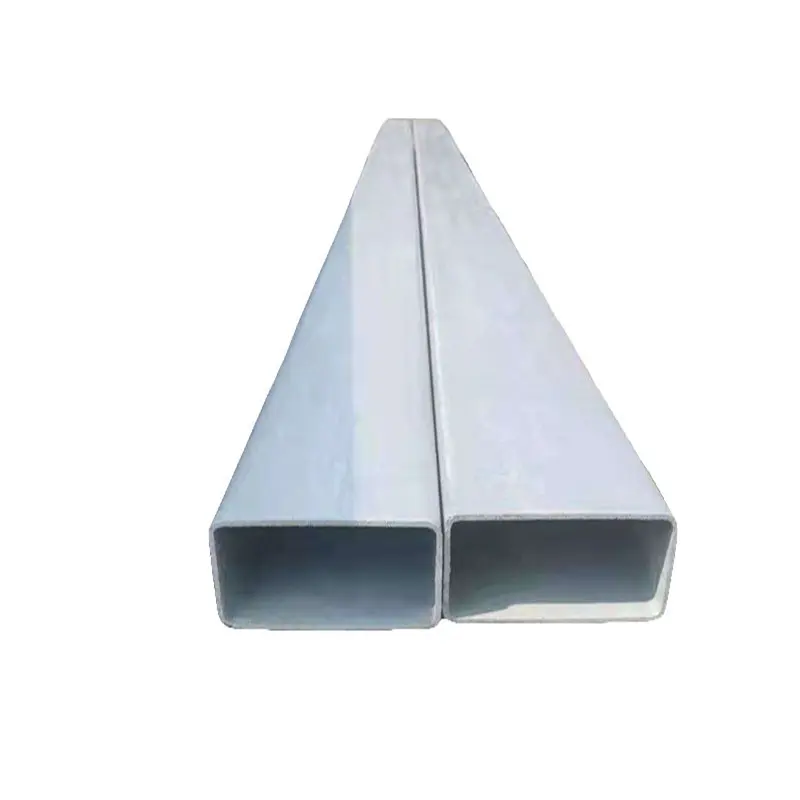 Tubo cuadrado galvanizado de 1,5x1,5 pulgadas Tubo de poste de valla cuadrado galvanizado de metal