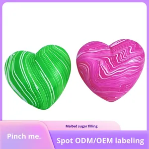 ของเล่นบีบ Squishy รุ่นใหม่ Needoh รูปทรงก้อนน้ำแข็ง บรรเทาความเครียด บีบแล้วคืนตัวช้า ลายหัวใจ รักษาด้วยมอลโทส ขายส่ง วัสดุโลหะ - Product Image 2
