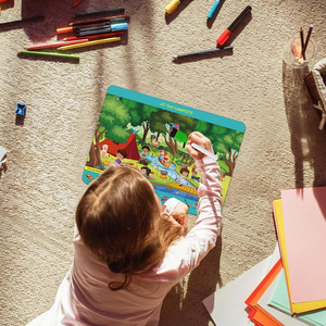 Vendeur chaud jouet d'<span class=keywords><strong>apprentissage</strong></span> éducatif préscolaire tapis d'activité réutilisable <span class=keywords><strong>rechercher</strong></span> et trouver <span class=keywords><strong>un</strong></span> jeu de société avec des fabricants pour le temps de voyage - Product Image 6
